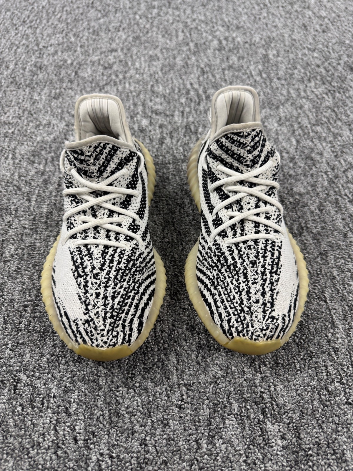 Adidas Yeezy Boost 350 V2 Zebra Shoes Men 8 Primeknit Athletic Sneakers CP9654
