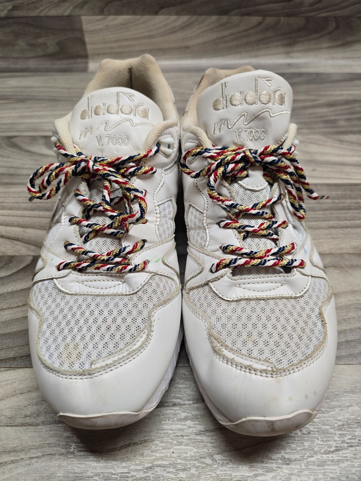 Diadora V7000 Independence Day Red/White/Blue/Gold Men’s Size US 10