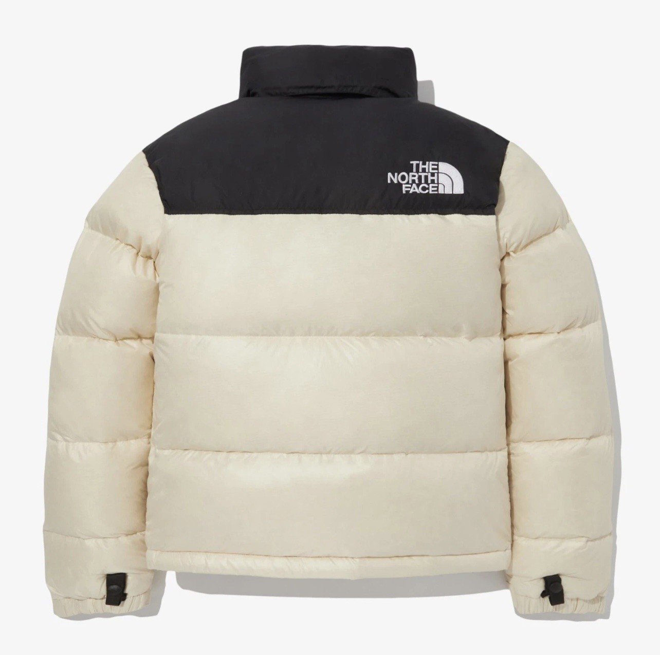 The North Face 700 Nuptse Puffer Jacket – Creme/Black – Brand New Size Small