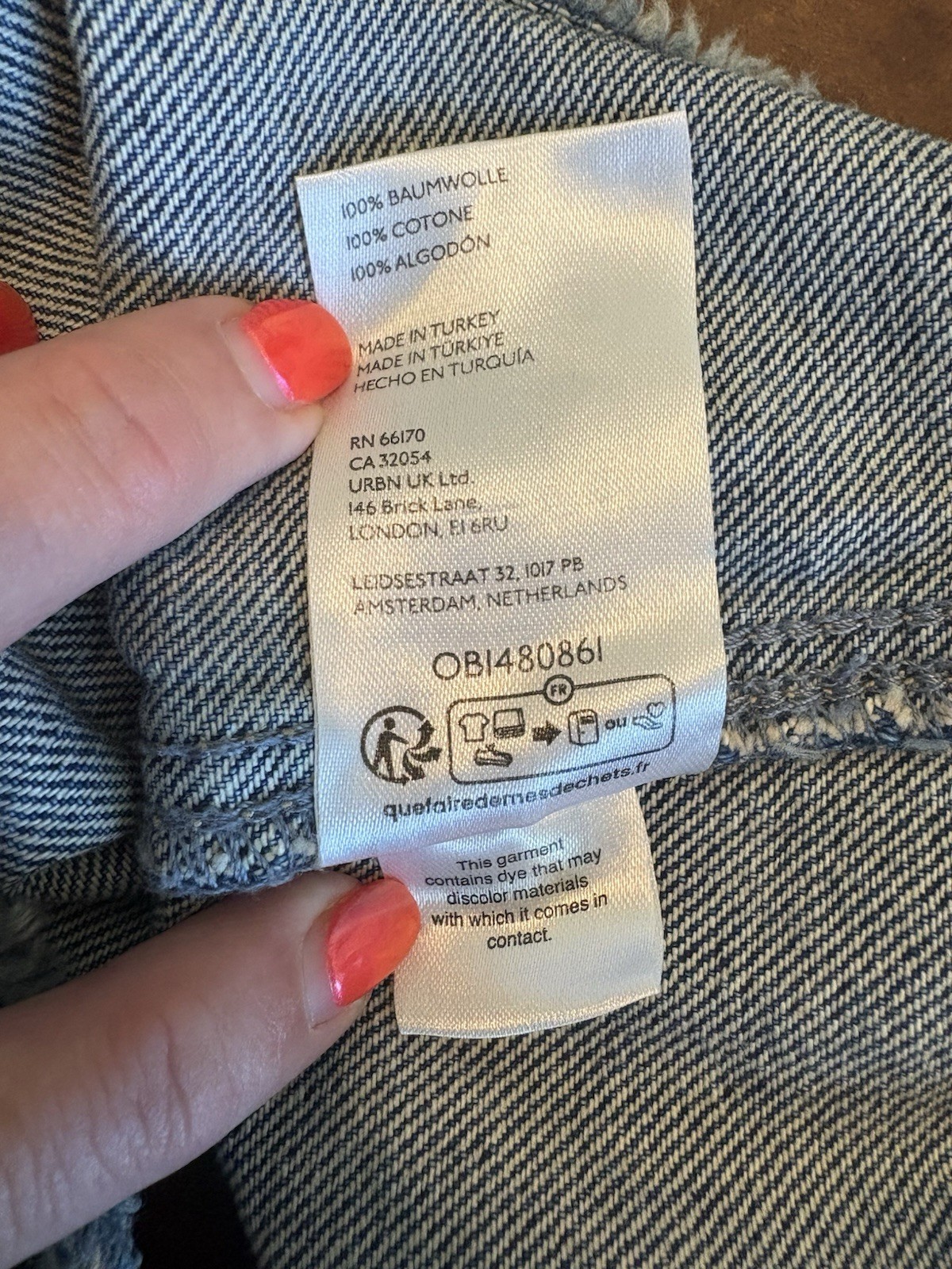 NWT Free People Denim Wrap Skort Size 10 Fray Hem Raw Hem