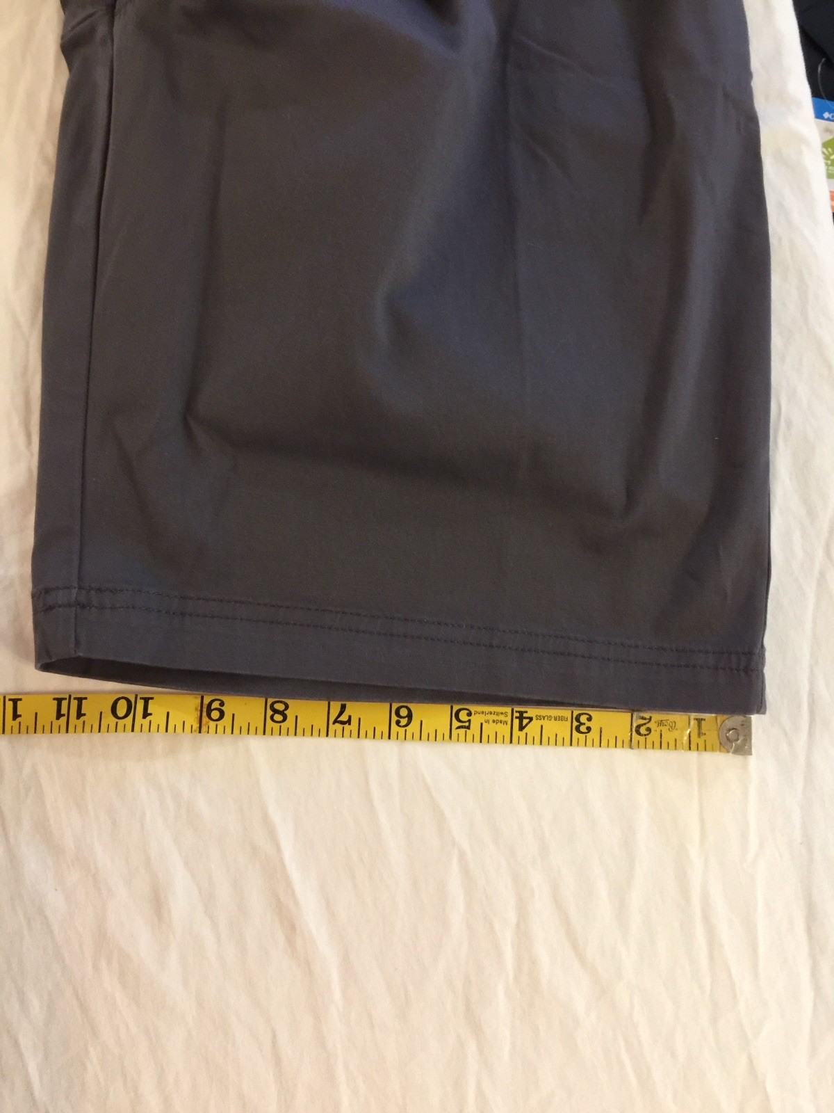 NWT Men Lee 98% Cotton 2% Elastane Short SZ 36 Extreme Motion Charcoal 104183503