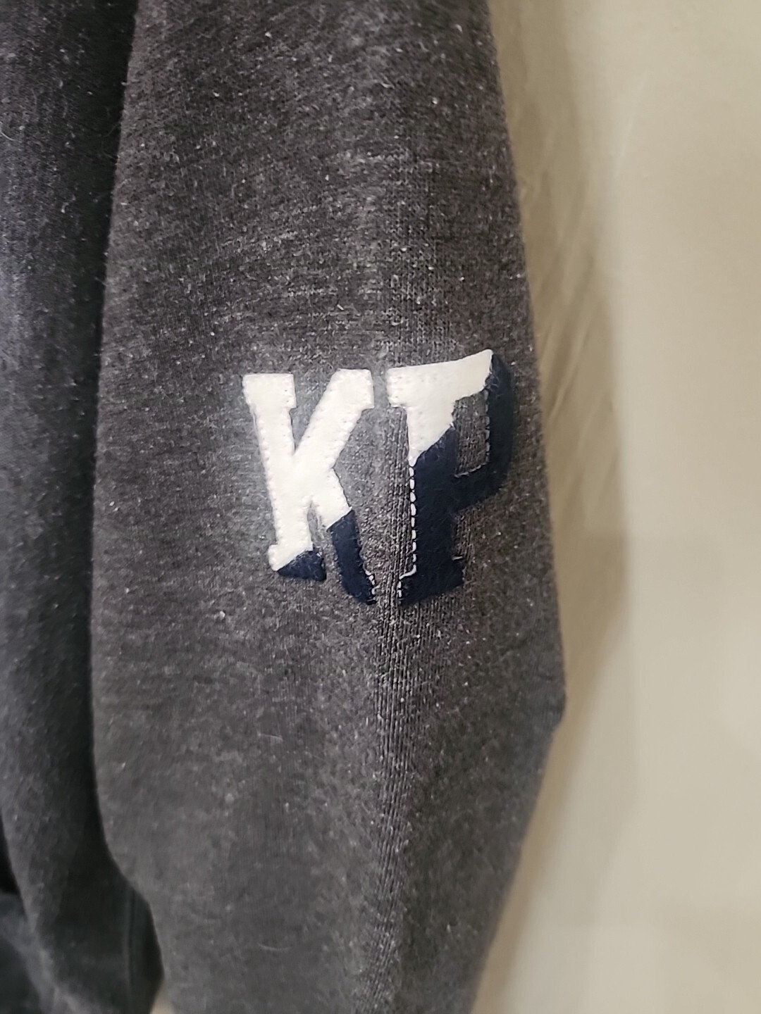 Vintage MV Sport Hoodie Mens S Pro-Weave Kings Point Spellout Baggy Gray