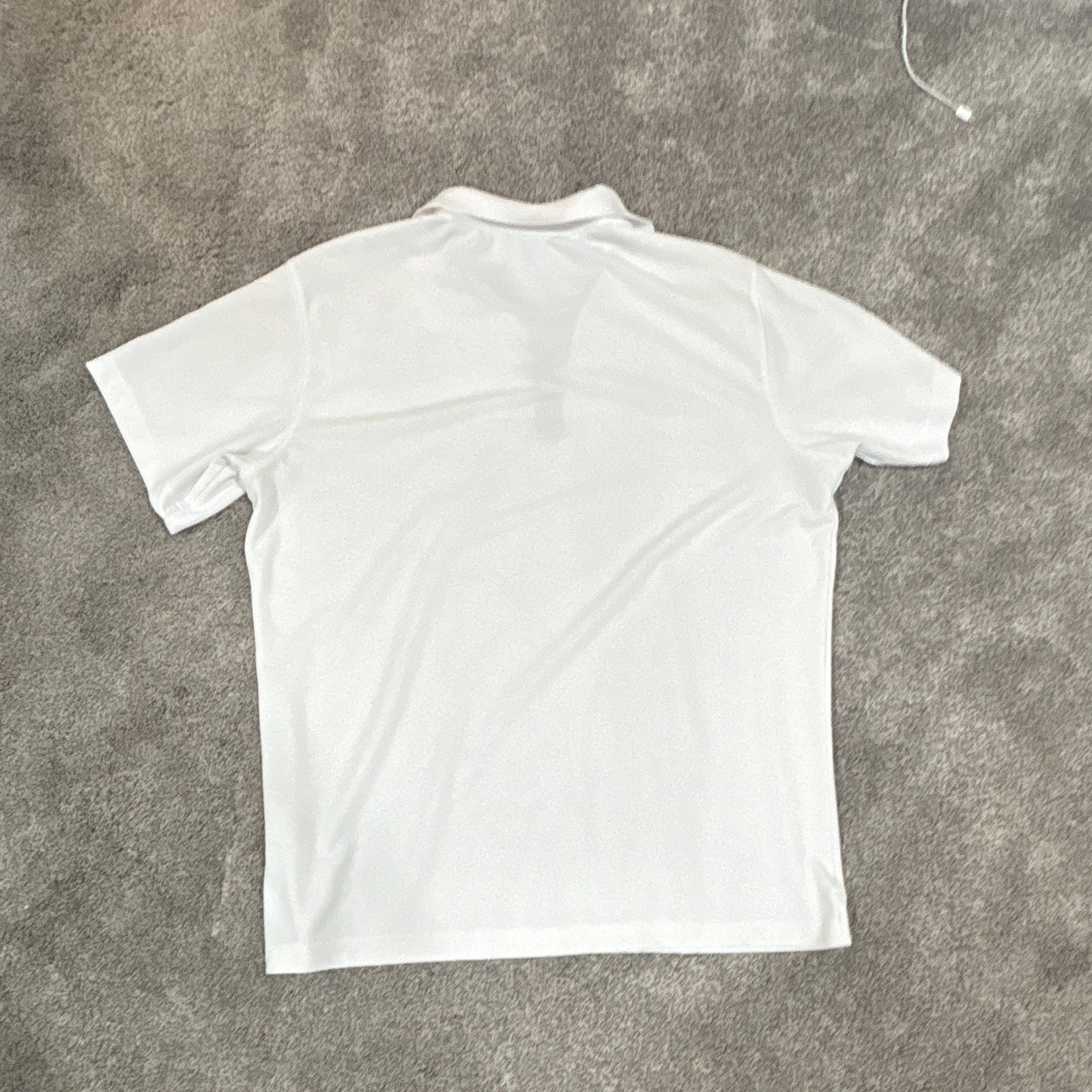 Columbia Omni-Wick Men’s L/G Regular Solid Pique Short Sleeve Polo Shirt White
