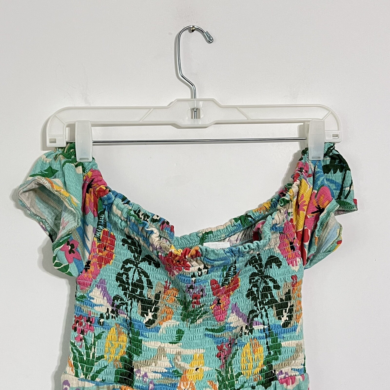 Vintage Zara Girls Romper Jumpsuit Size 13-14 Cm164 Multicolor Floral Pull On
