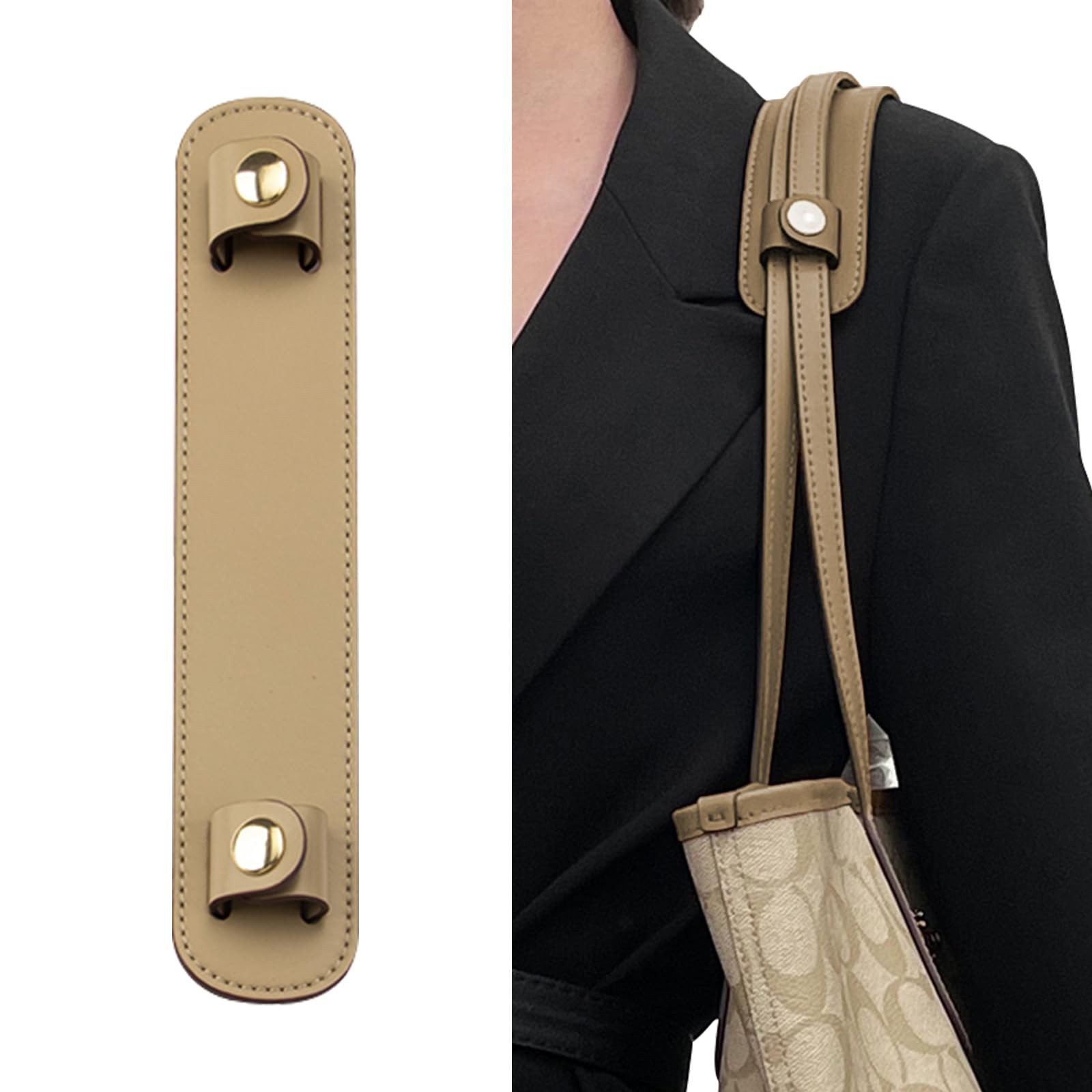 Shoulder Strap Pad ,Microfiber Leather Strap Pads Detachable Cover for Tote B…