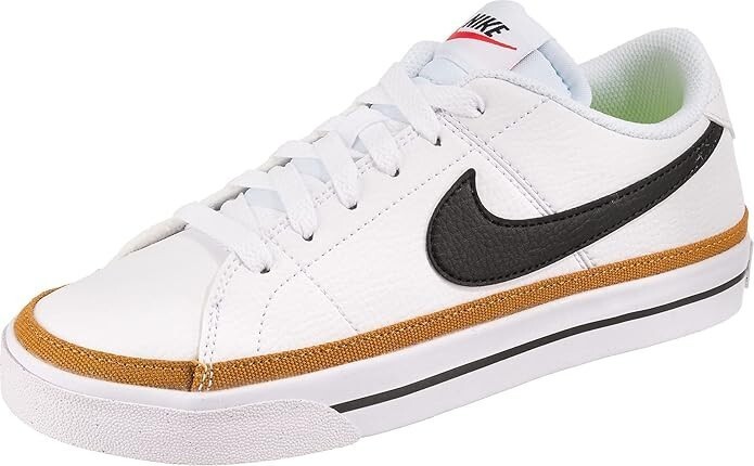Wmns Nike Court Legacy NN Sneakers White/Desert Ochre/Orange DH3161-100 SIZE 9.5