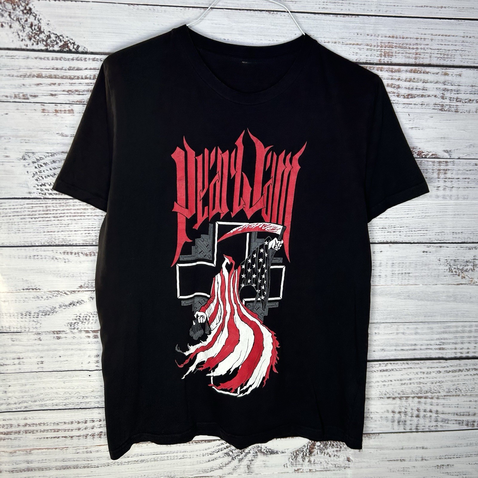 Vintage Pearl Jam 2008 Band Tee Concert Tour Double Sided T-Shirt Men’s Medium