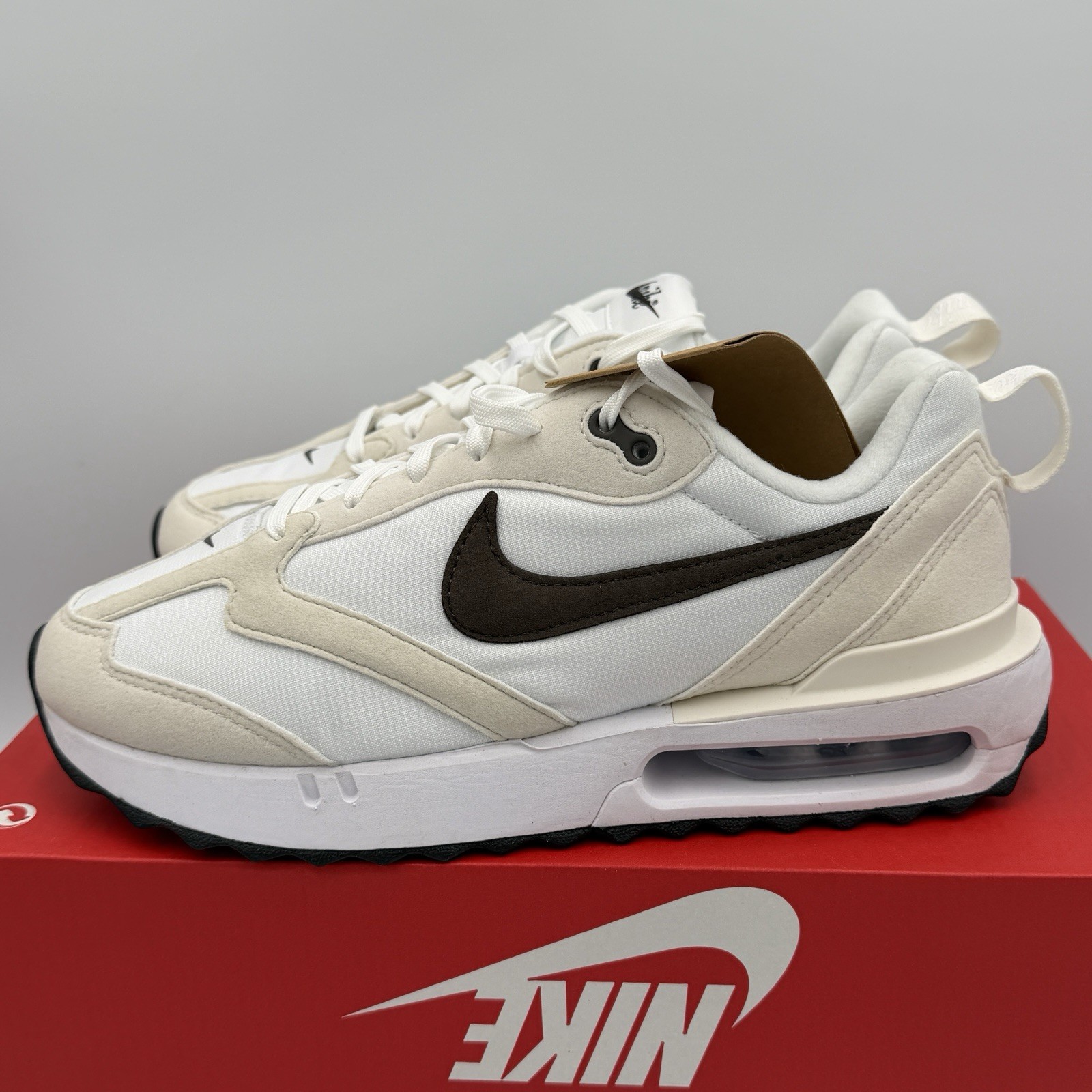 Nike Air Max Dawn White /Baroque Brown DC4068-102 Women’s Size 9 Sneakers