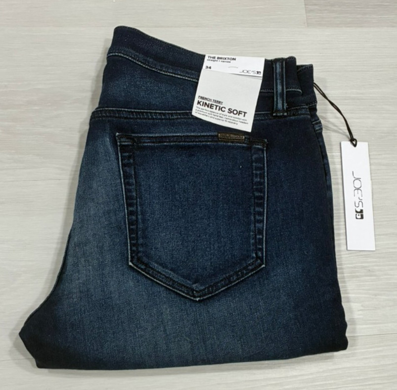 Joe’s Jeans The Brixton Straight + Narrow, Kinetic Soft, 34×32, NWT, $188 MSRP