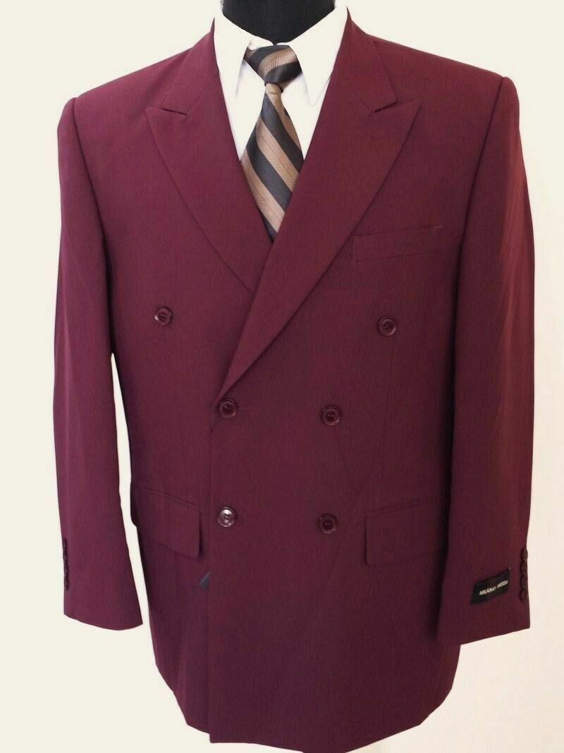 Mens’ double breasted suit ( come with pants) by Fortino Landi Stye #901P