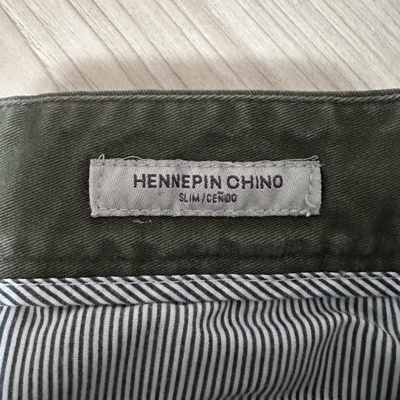 Goodfellow & Co Hennepin Slim Chino Pants Men’s 38×30 Olive Green