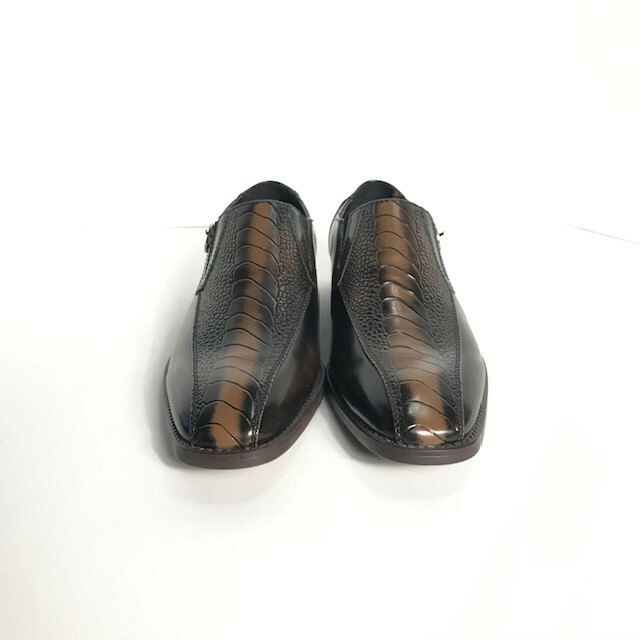 SIO Men’s Brown Loafers Slip on Man Made Material Style Bristol US Sizes 7.5 – 8