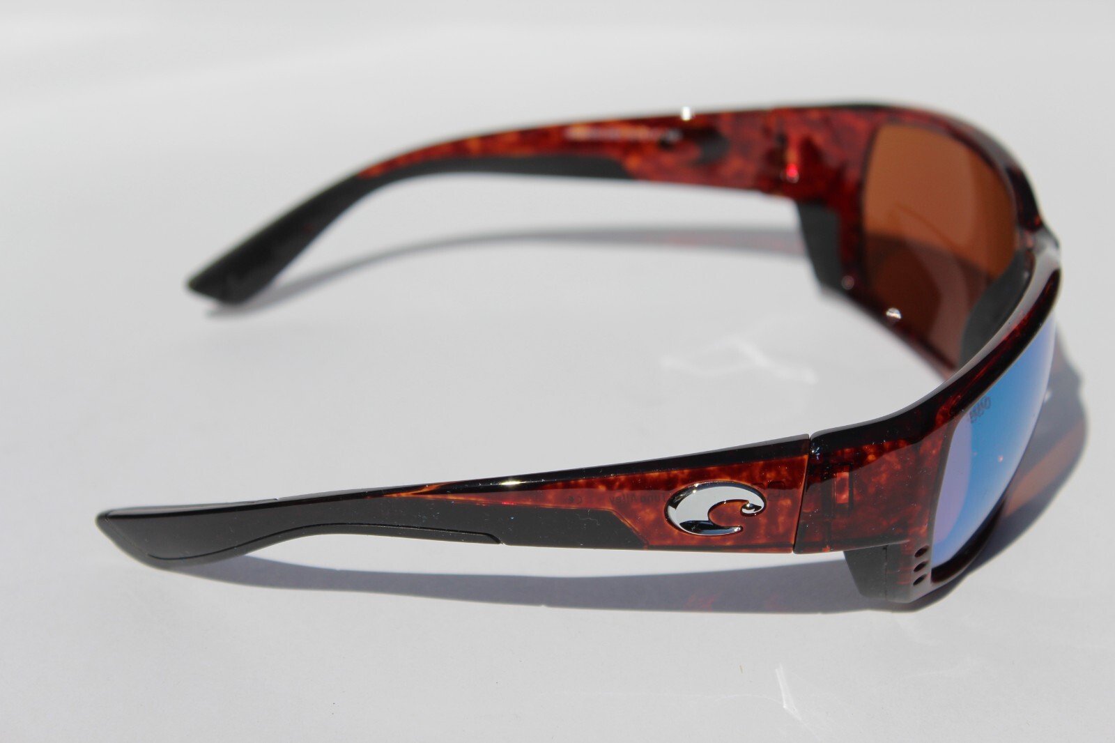 COSTA DEL MAR Tuna Alley POLARIZED Sunglasses Tortoise/Green Mirror 580G NEW