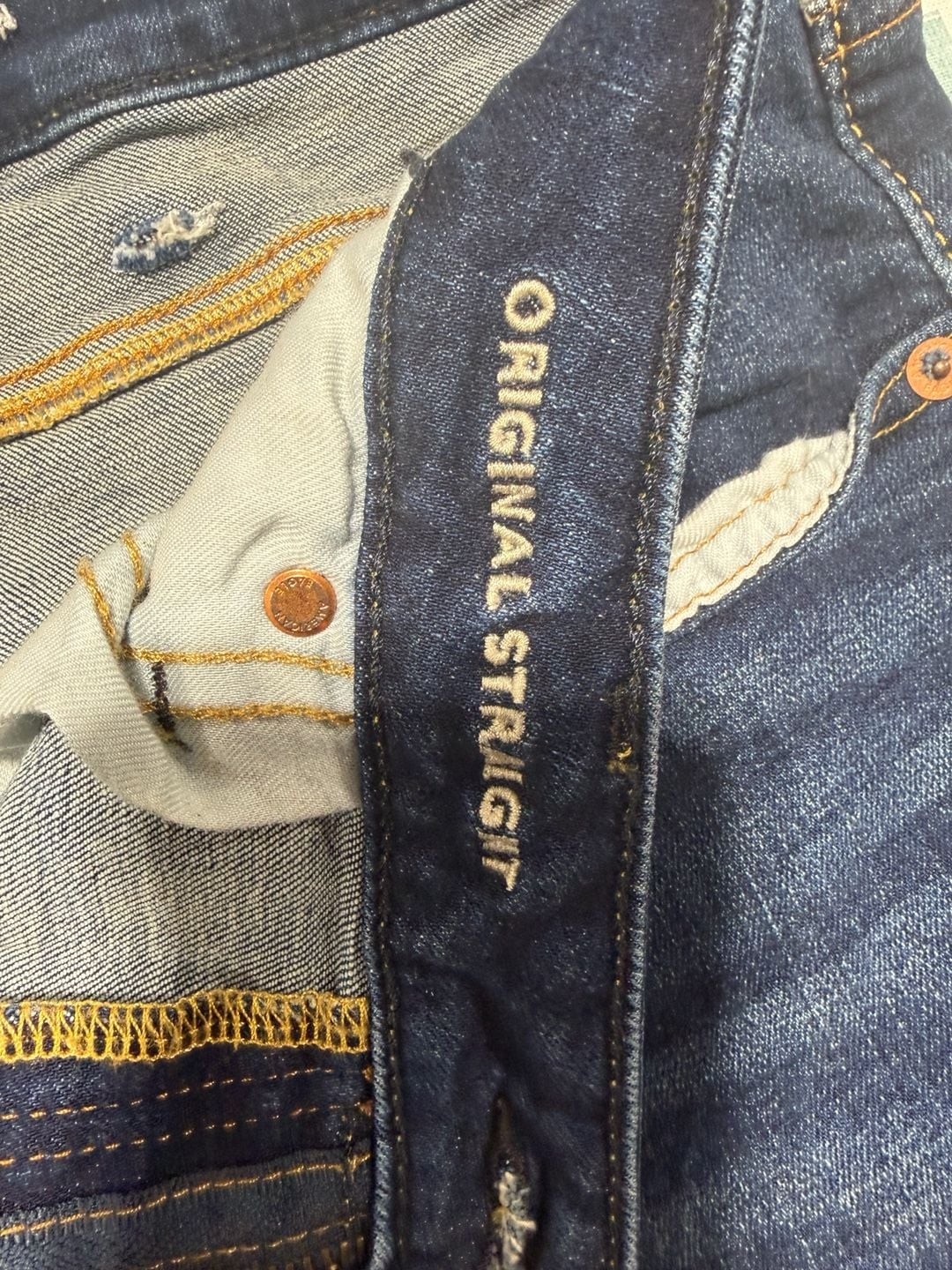 American Eagle AirFlex+ Original Straight Jeans 38×30