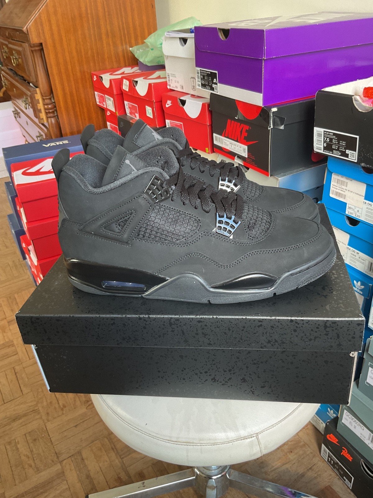 Nike air jordan 4 black cat 2025 FV5029-010 EU47.5/UK12/US13