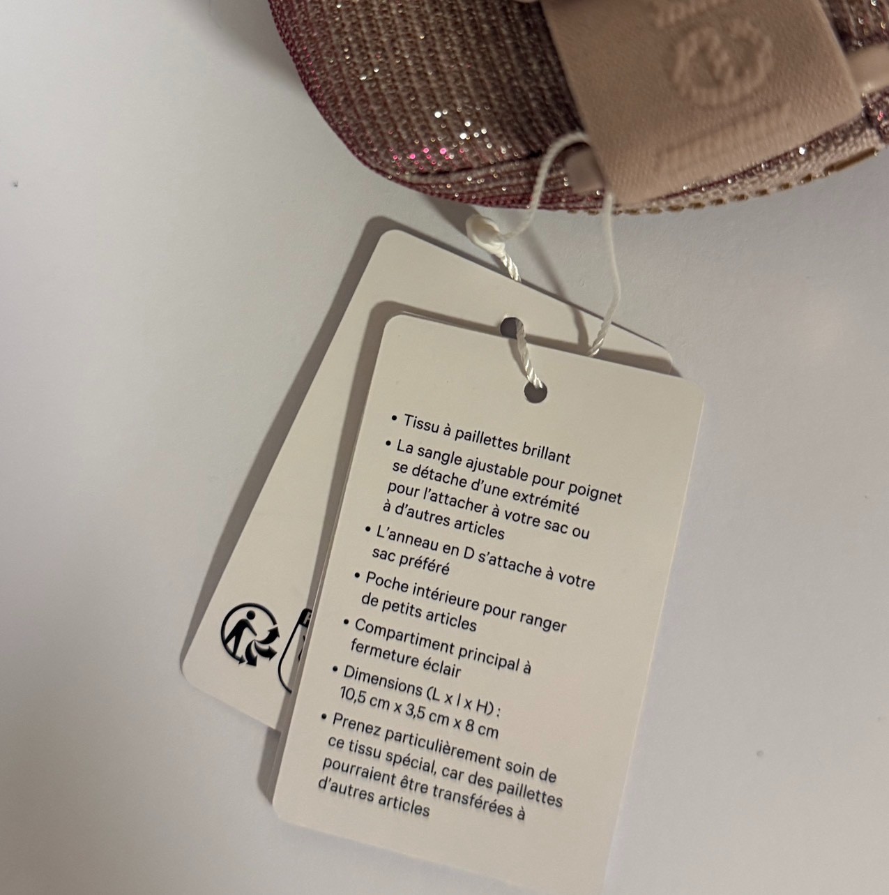 Lululemon Everywhere Belt bag Nano *Glitter* Pink Brand New w Tag Fast shipping