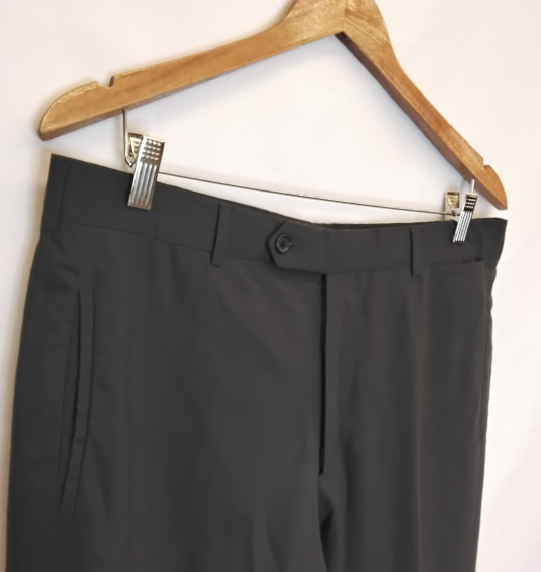 Prada Wool Slacks Men’s EU 52 (US 42) Black Dress Formal Wear #Z5759