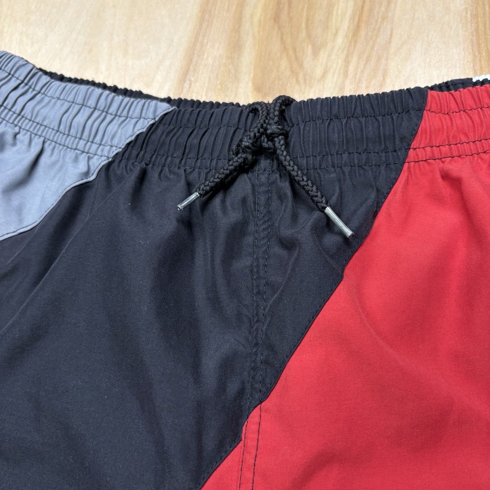 Baywatch Swimming Shorts- Medium- Red,white,Black,and Grey