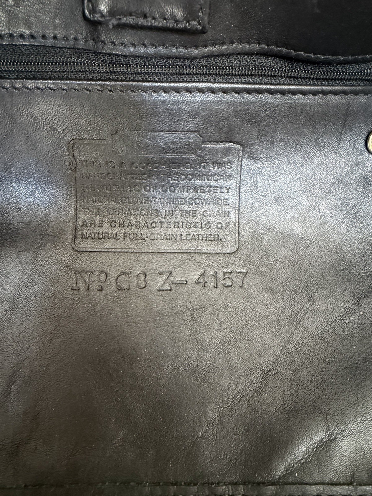 VINTAGE Coach 4157 Black LEATHER Waverly SOHO Shoulder BUCKLE BAG Tote Purse