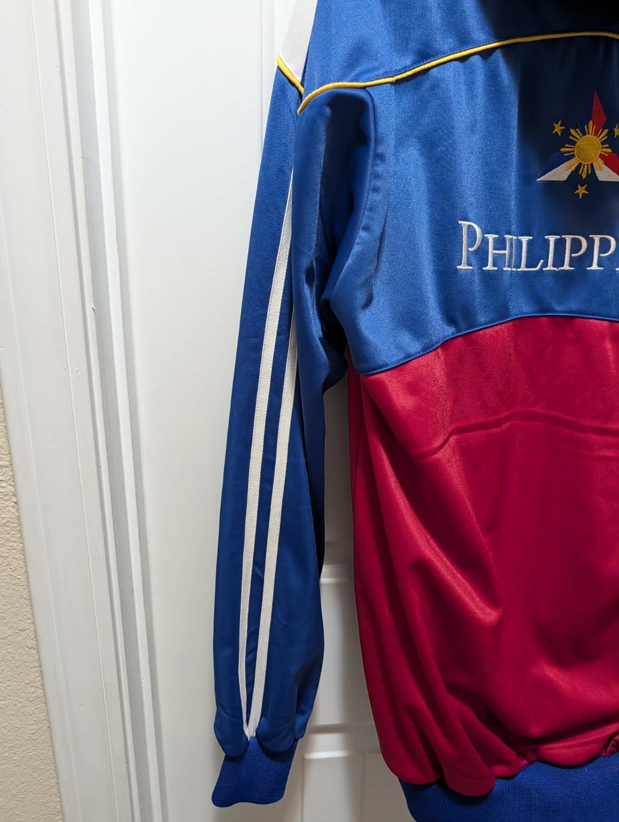 Vintage Dibuho Philippines Asian Jacket Men’s XL Red Blue White Limited Edition