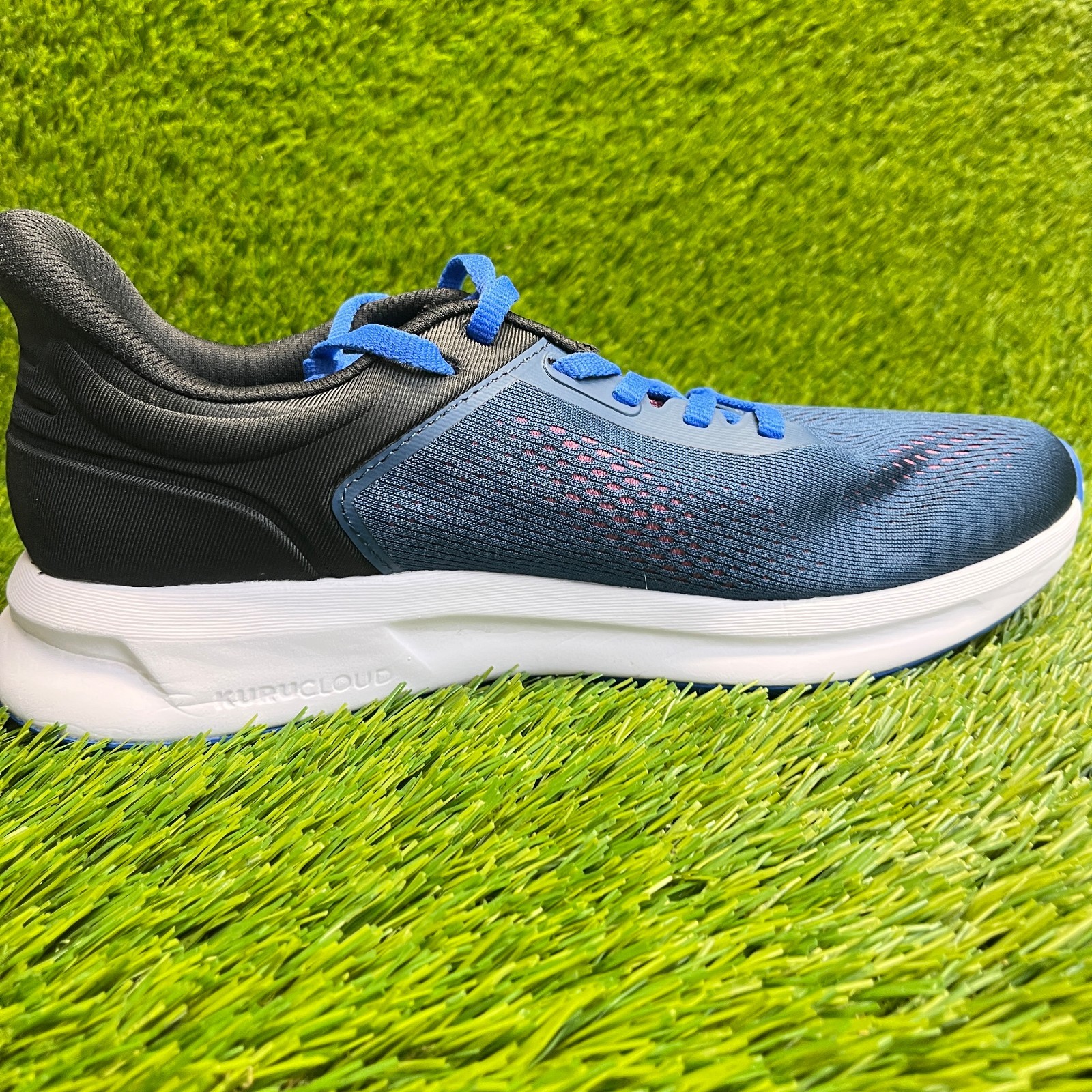 Kuru Atom Fusion Womens Size 8.5 Blue Black Athletic Running Shoes Sneakers