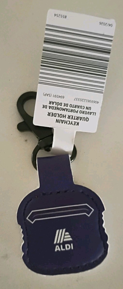 ALDI Gear Quarter Holder Keeper Keychain Chreseburger Style