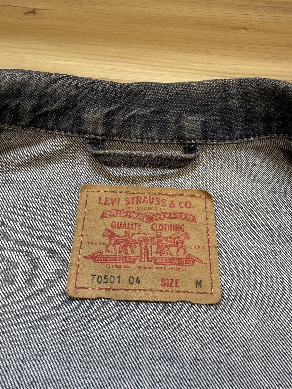 1990s Levi’s Type 1 denim jacket 70501 Model