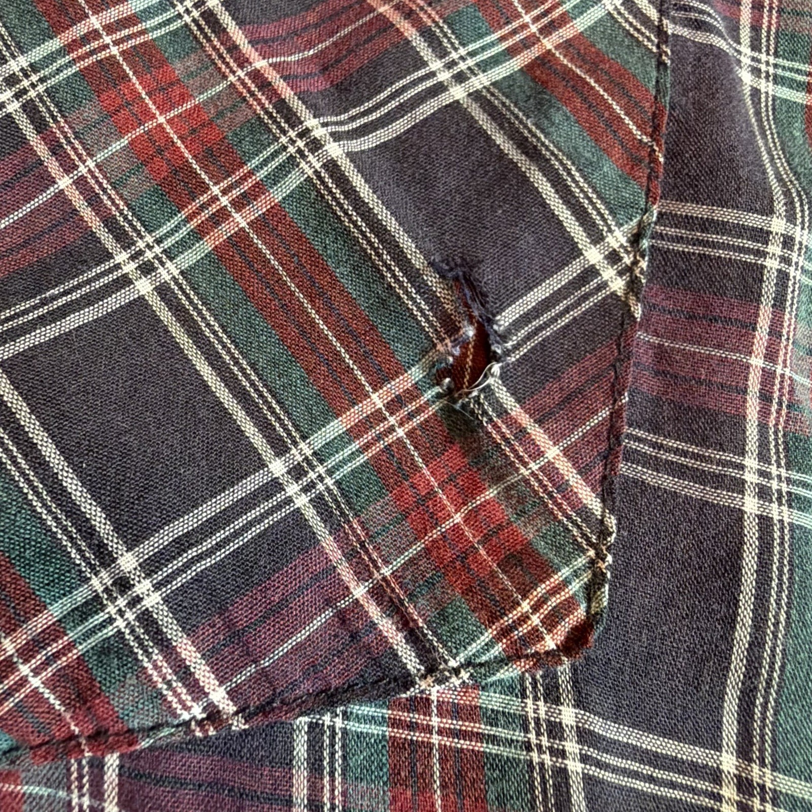 Vintage Wrangler Western Pearl Snap size 2X AS IS