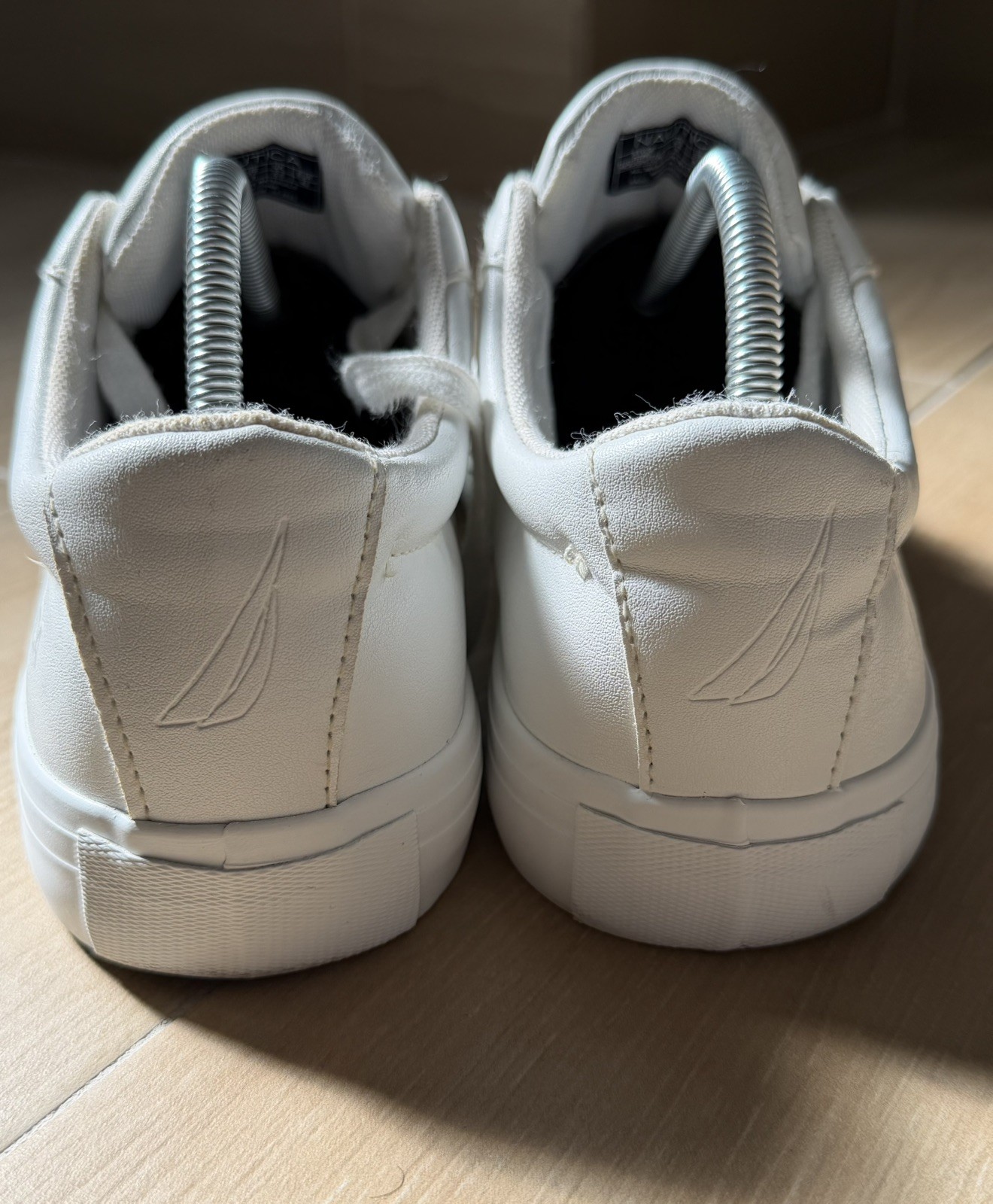 Nautica Mens sz 13 Casual Shoe,Classic Low Top HOUGHTON WHITE,Sneaker ☆#162L