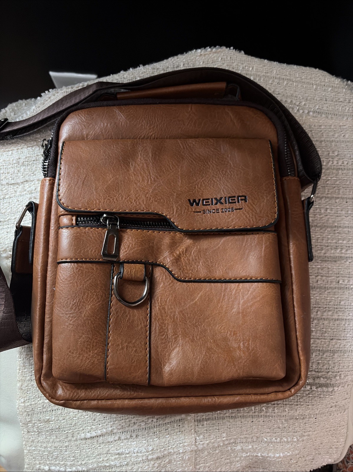 Weixier Men’s 10″ Crossbody Bag Shoulder Messenger Bag