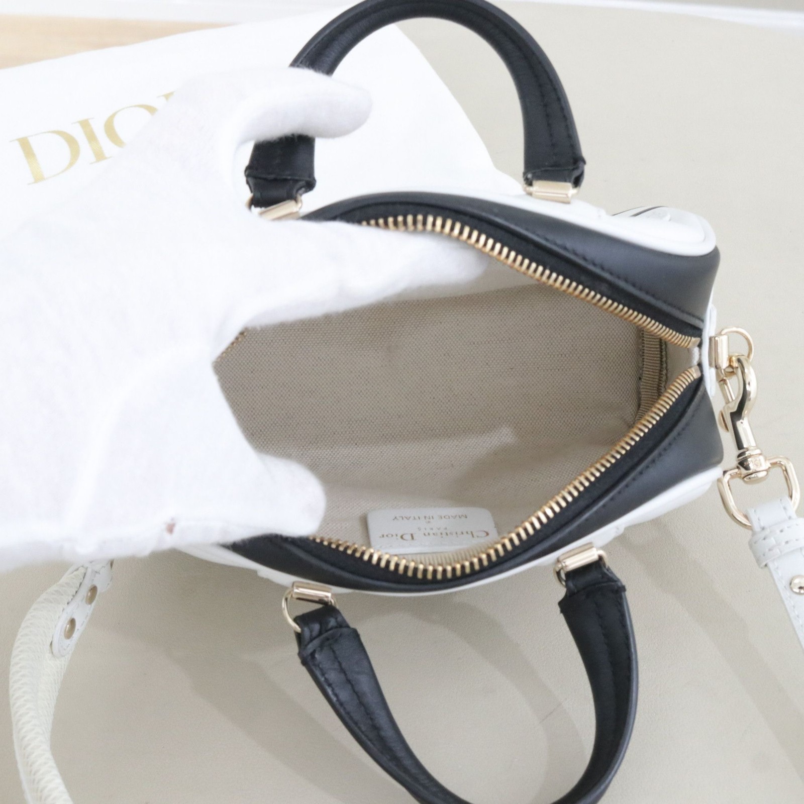 Dior Pre-Owned Authentic Bowling Bag Free Tracked Shipping