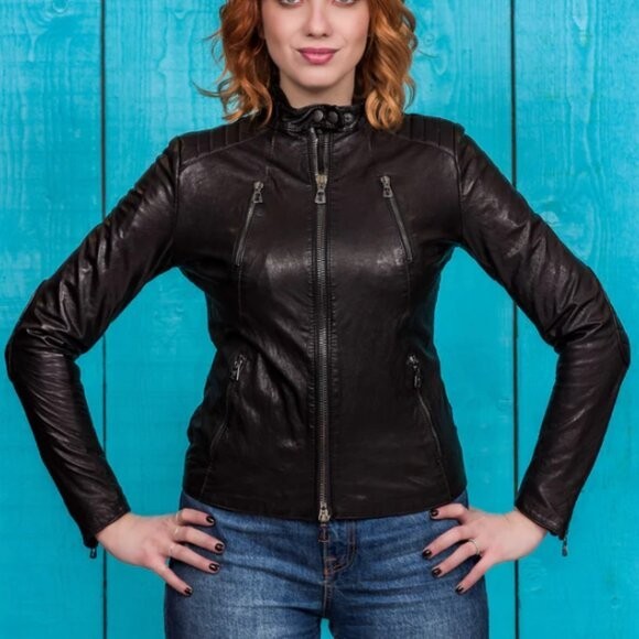 BenHeart Women’s XS Black Leather Jacket