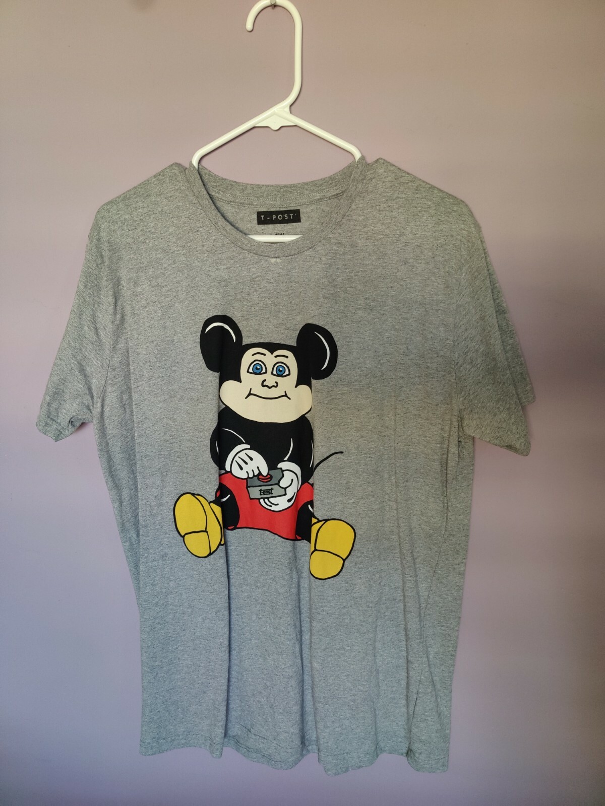 T-Post Wearable Magazine T Shirt #161 Fat Mickey Mouse Large L