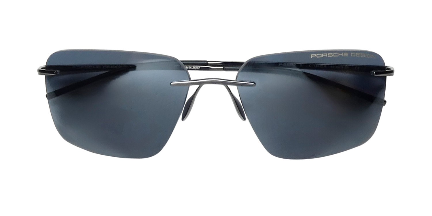 NEW PORSCHE DESIGN P8923 SUNGLASSES JAPAN TITANIUM C MENS PILOT GRAY FULL-RIM