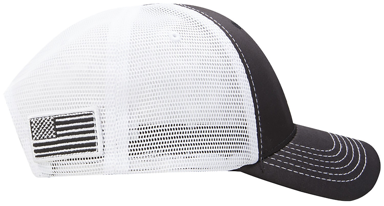 Glock Ranger Mesh Cap Hat Black/White with Glock Embroidered on Front AP95867