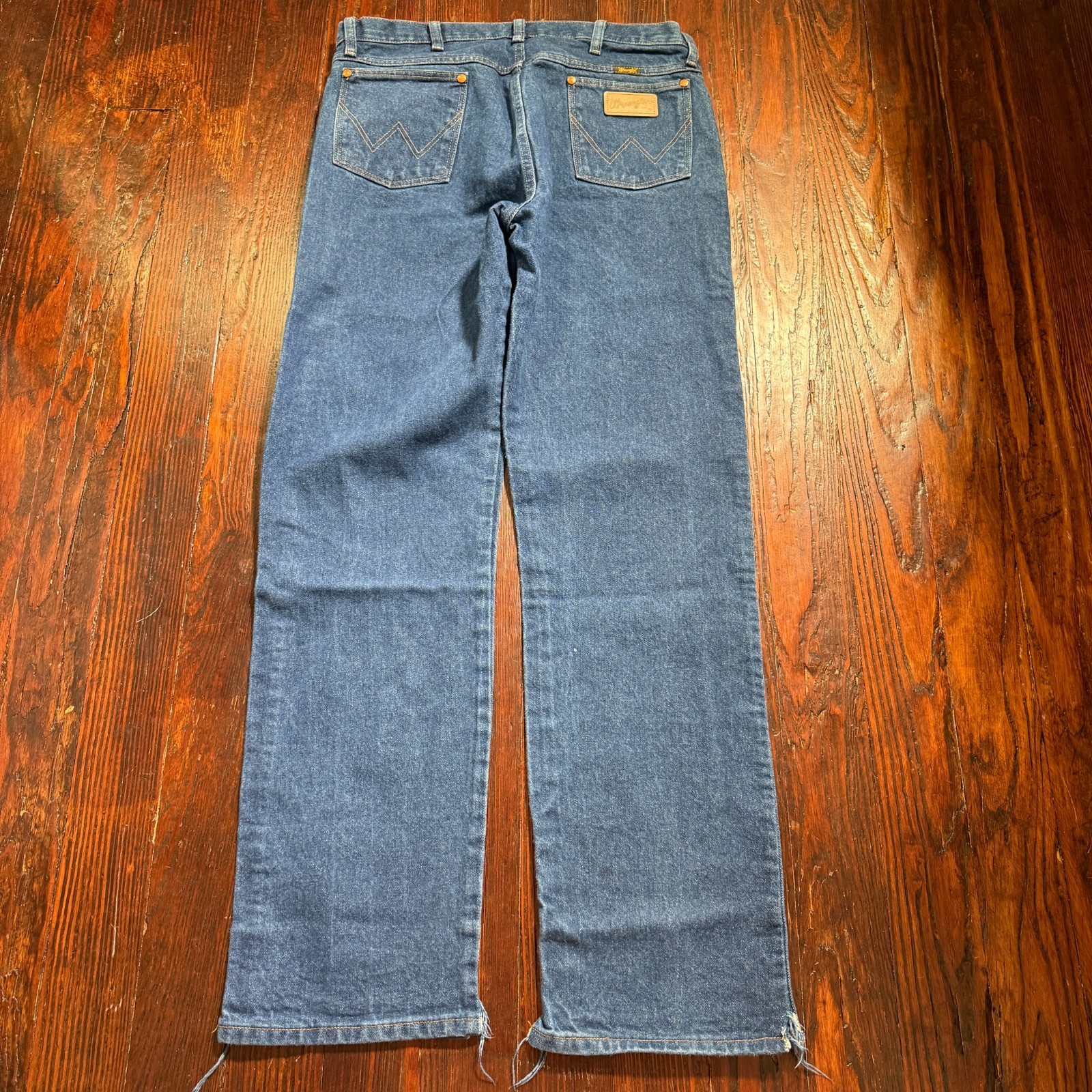 Wrangler Jeans Mens 35×34 Blue Cowboy 13MWZ Western Rodeo Denim