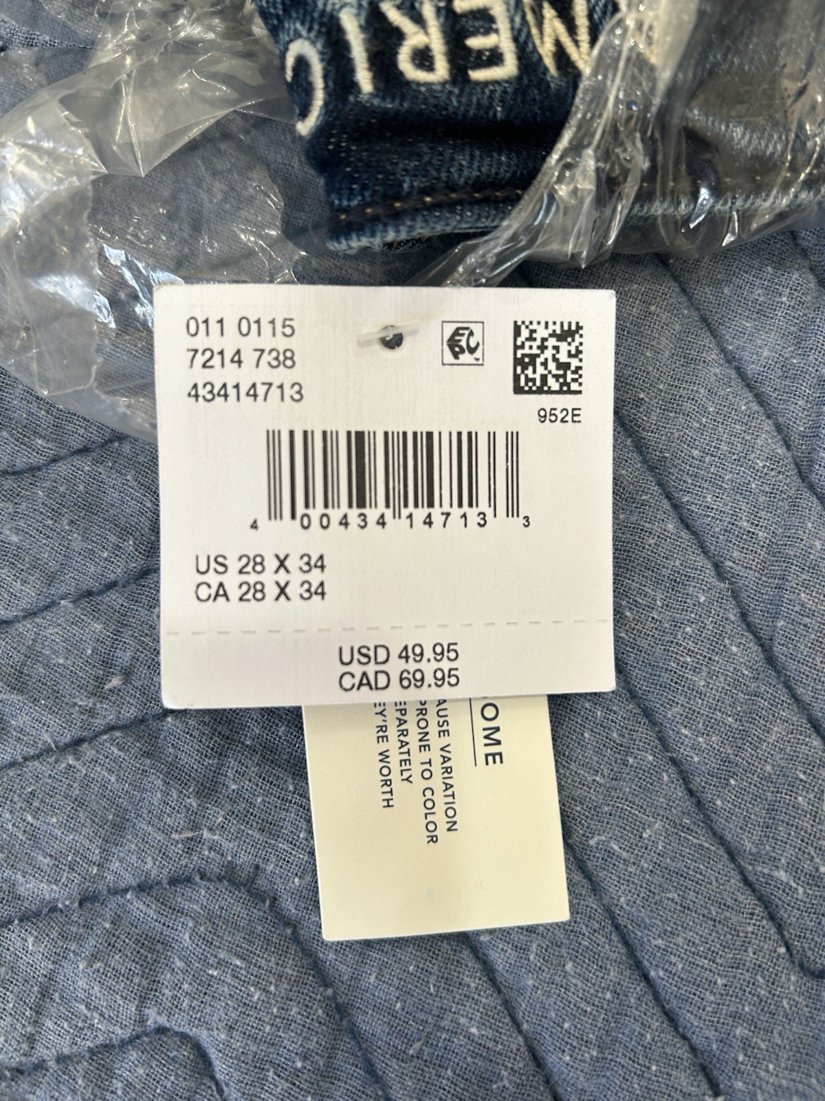 American Eagle Men’s Original Bootcut TENCEL Denim Dark Wash 5-Pocket Jeans NWT