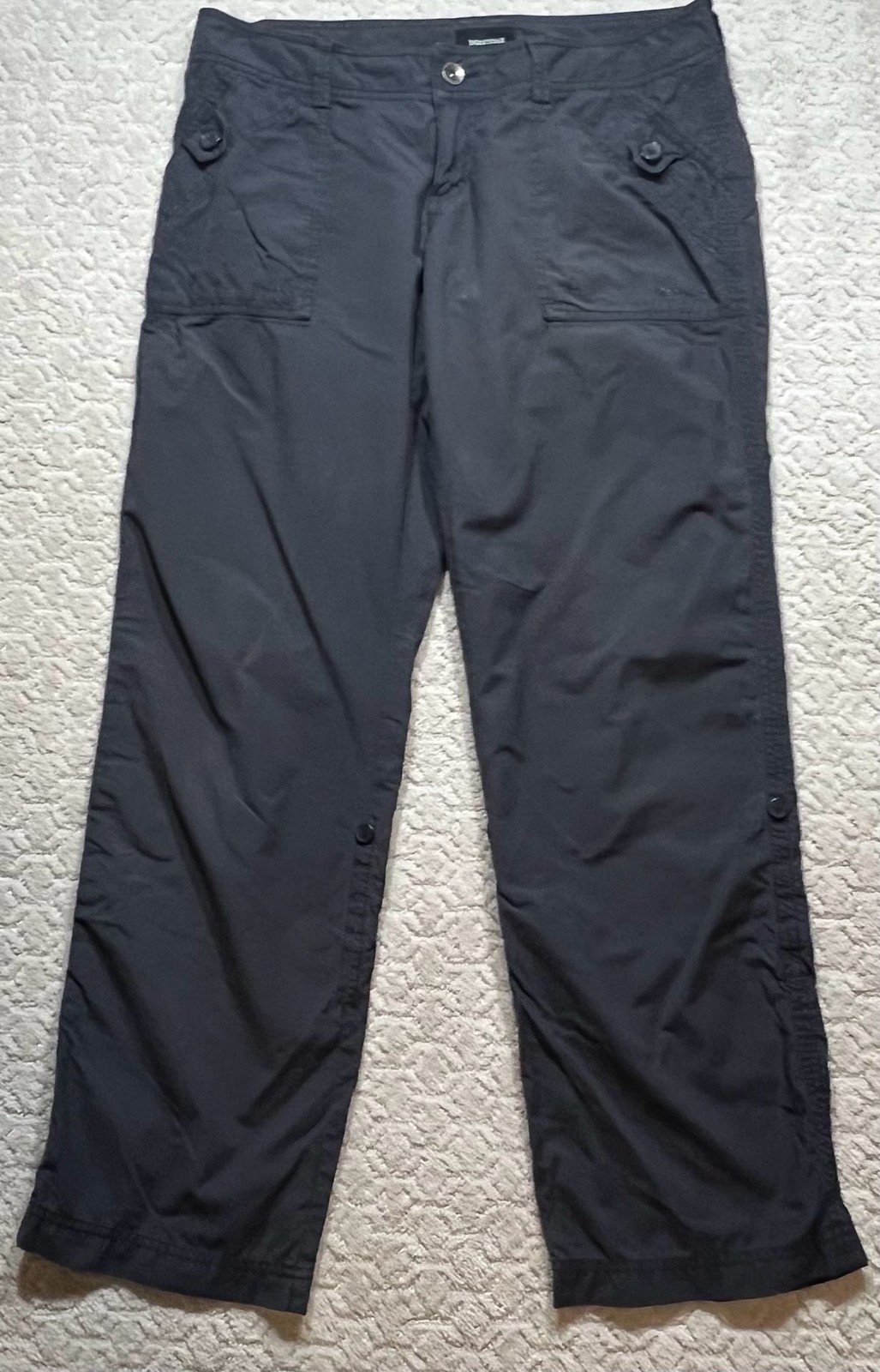 Marmot Women’s Size 10 Grey Roll-Up Stretch Hiking Pants