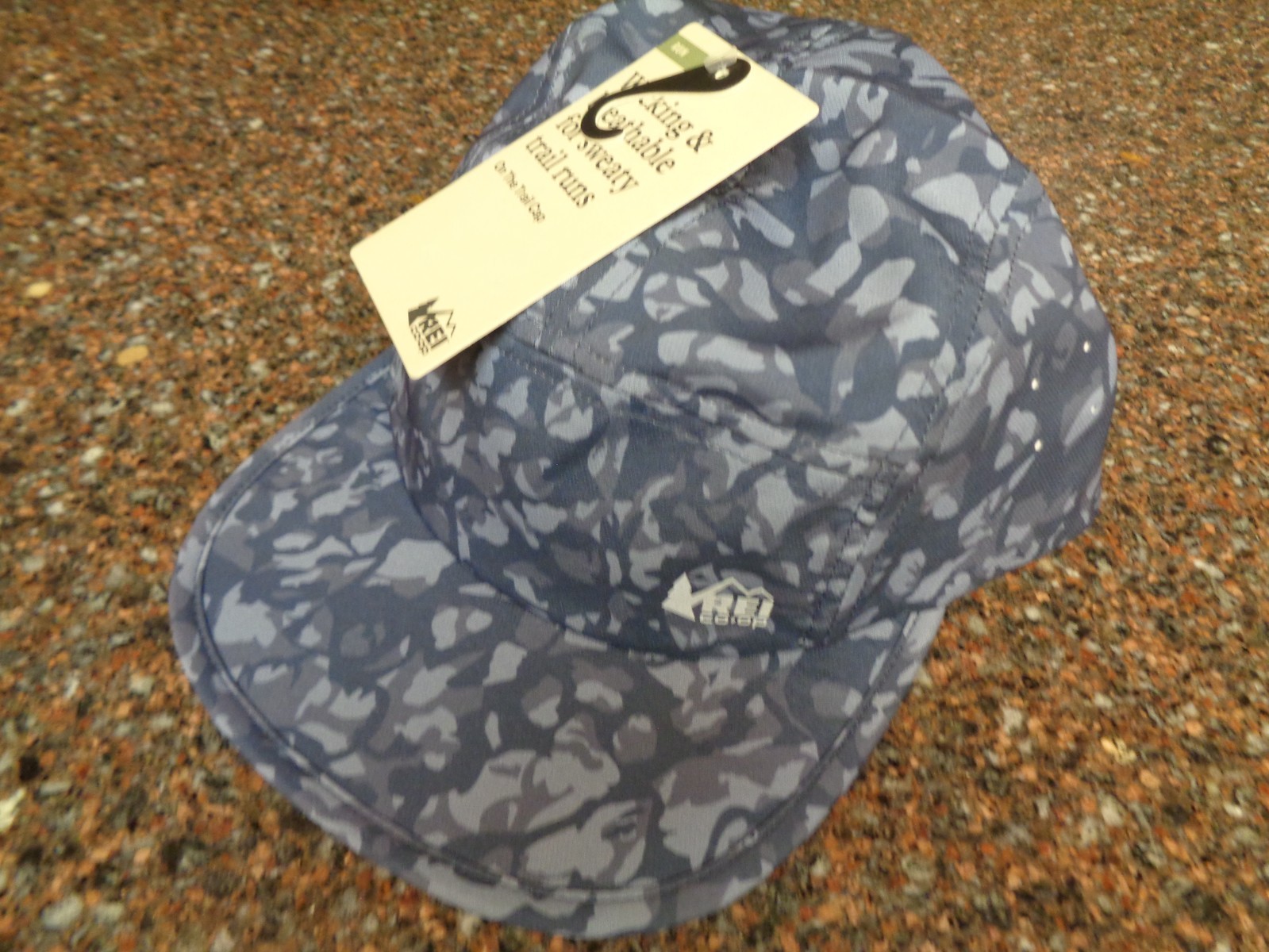 REI Co-Op On the Trail Hat Cap Running Hiking Geyser Blue UPF 50+ Unisex OS NWT