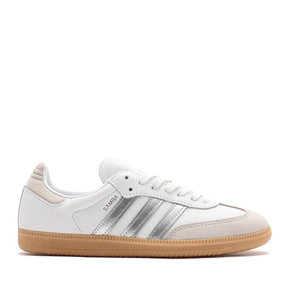 Adidas Samba OG White Silver Metallic Grey JI2725 Women’s Size New