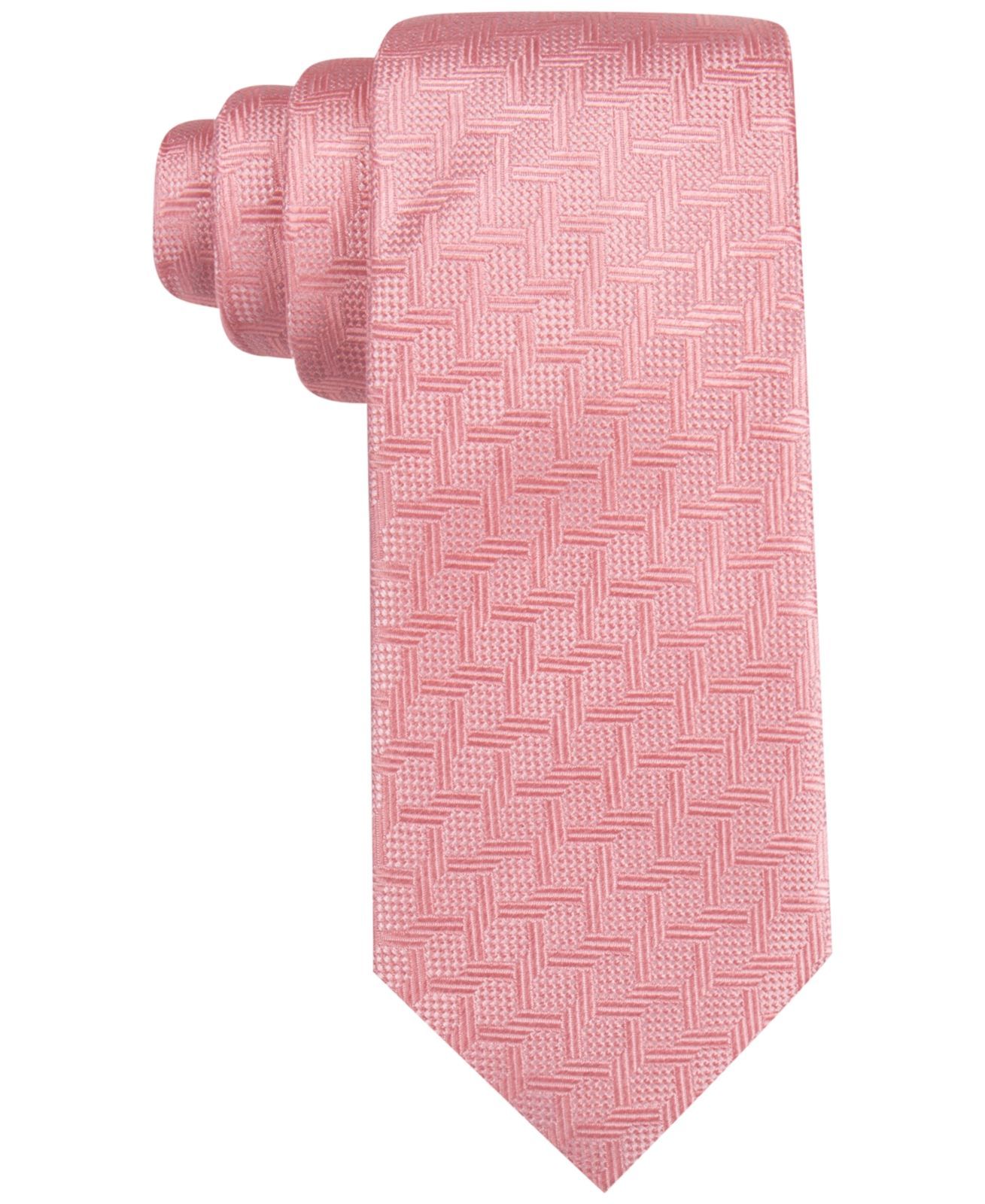 $124 Countess Mara Men Pink Silk Dress Classic Neck Tie Skinny Necktie 58×3.25