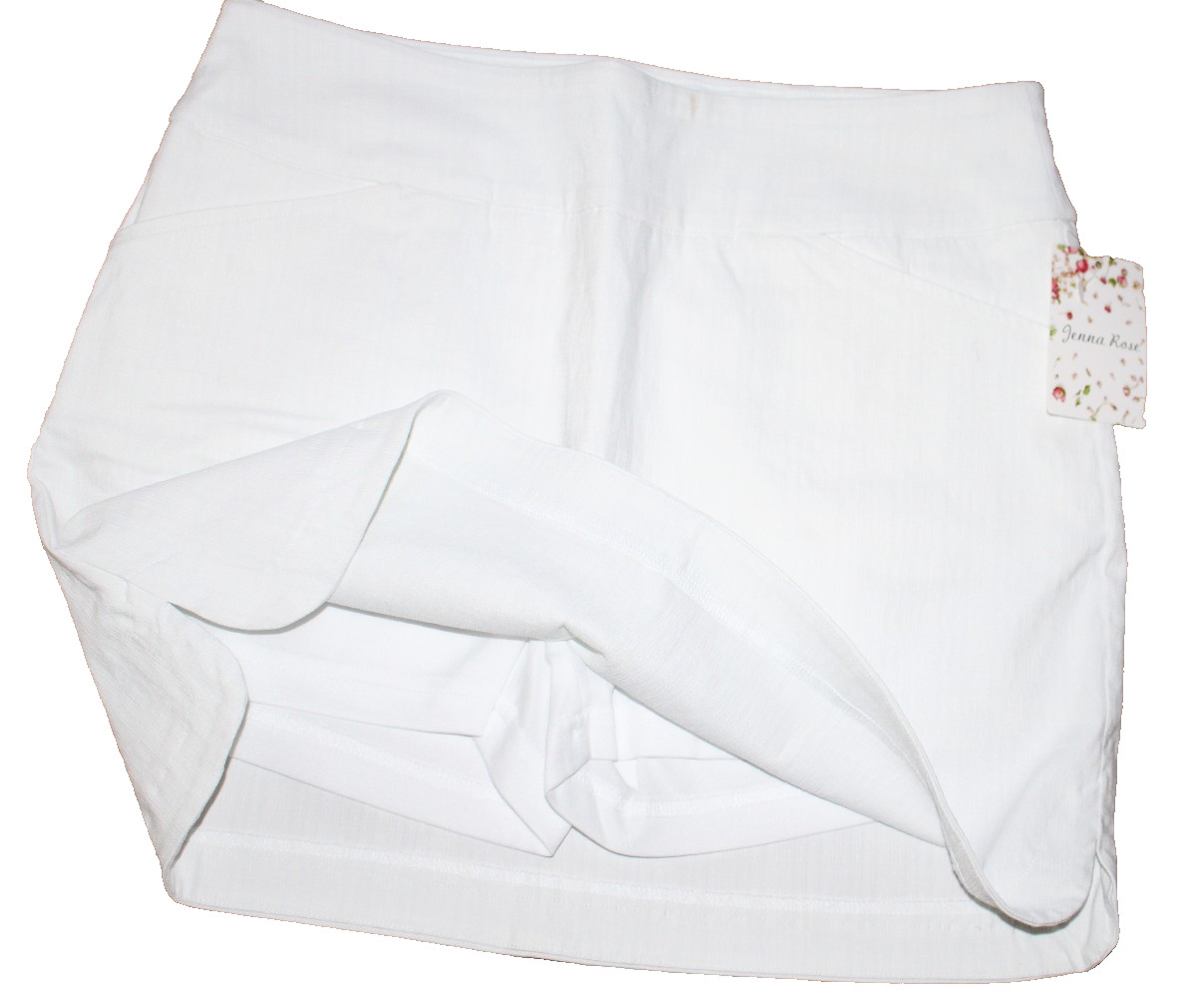 Jenna Rose Skort Women’s SZ P Large White Golf-Tennis-Pickleball-NWT-W/Pockets
