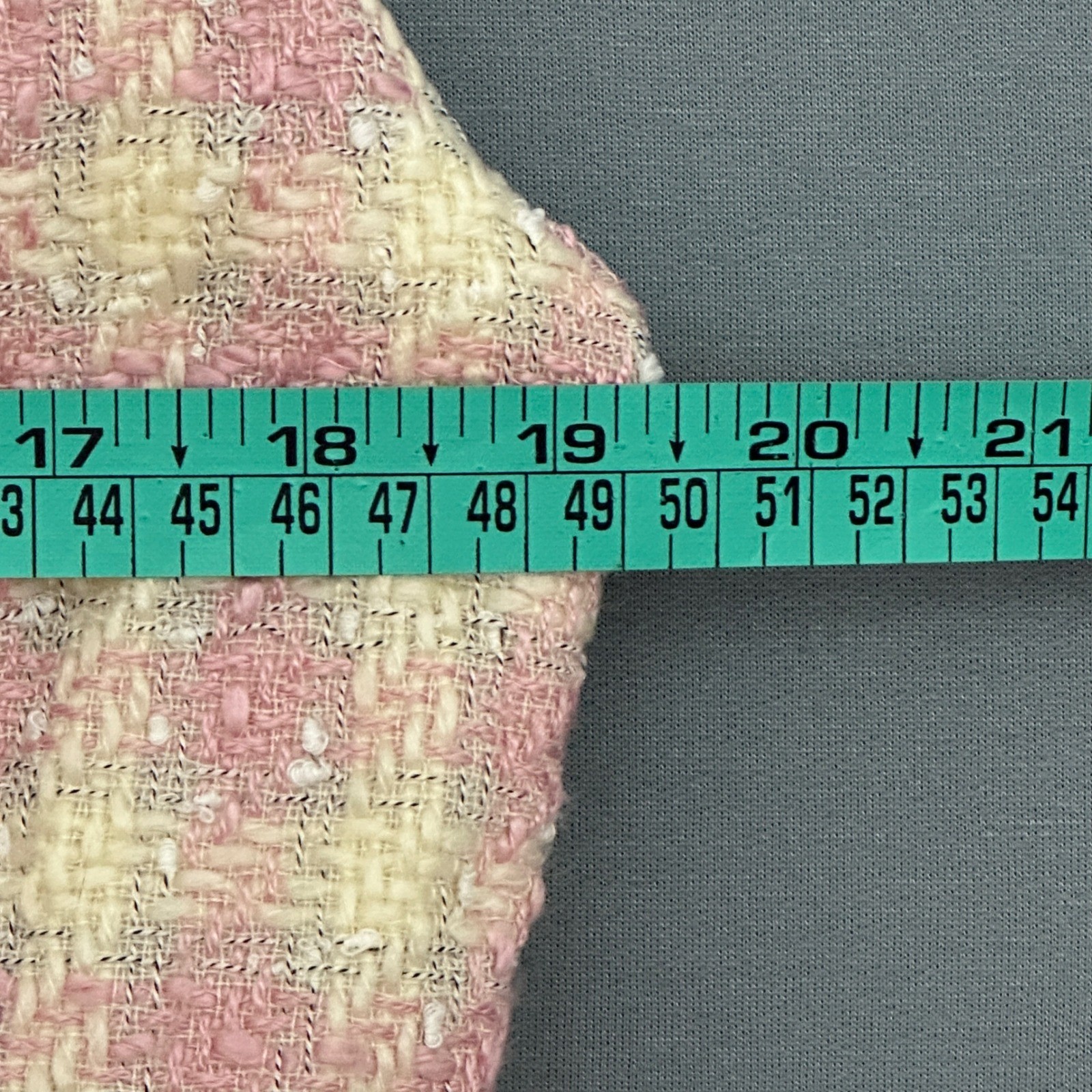 Boho Chic Womens Jacket 12 Pastel Pink Tweed Ribbon Ruffle Feminine Coquette