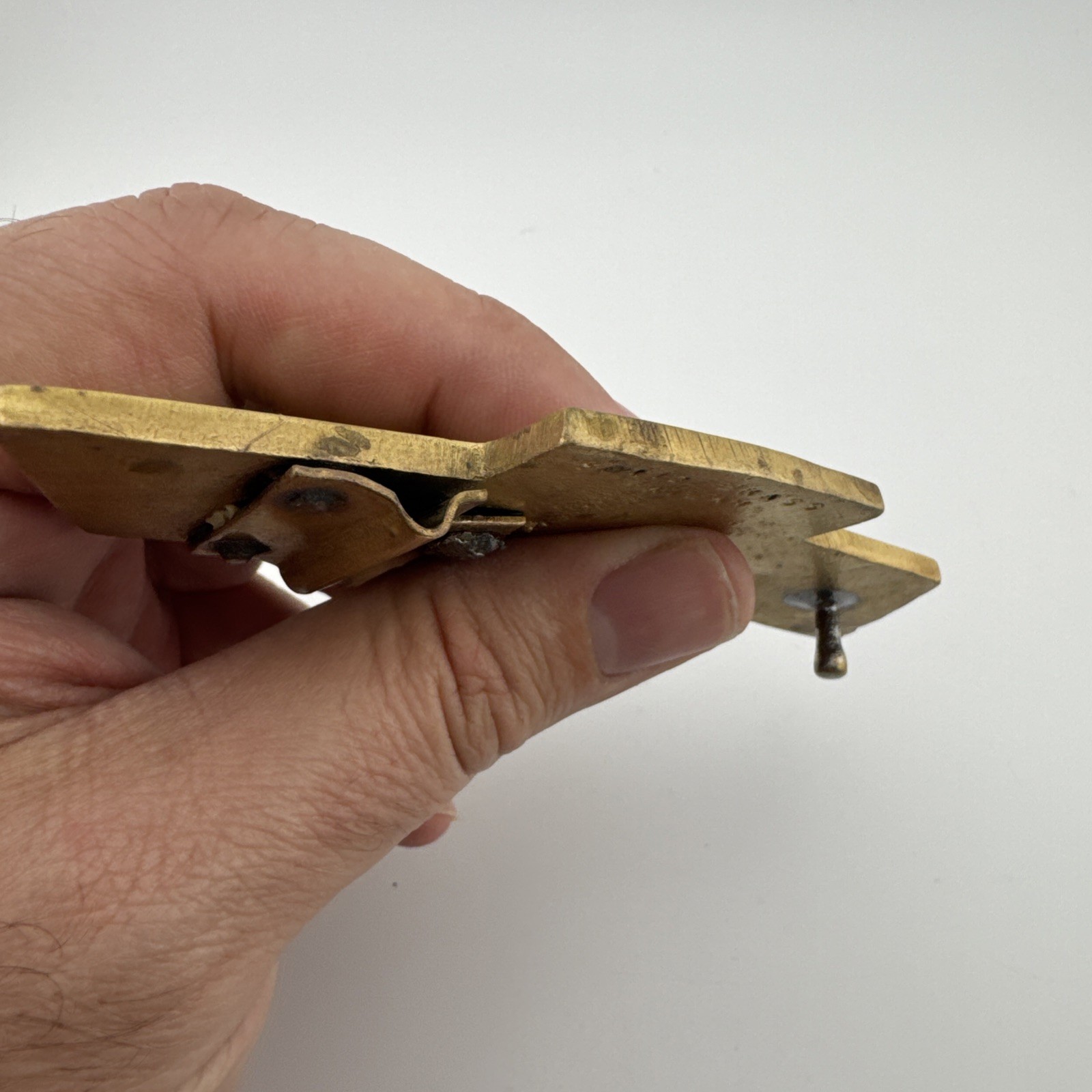 Chevrolet Chevy Solid Brass Belt Buckle with Bowtie Design/ 4.5 Inches/ Read!!!!