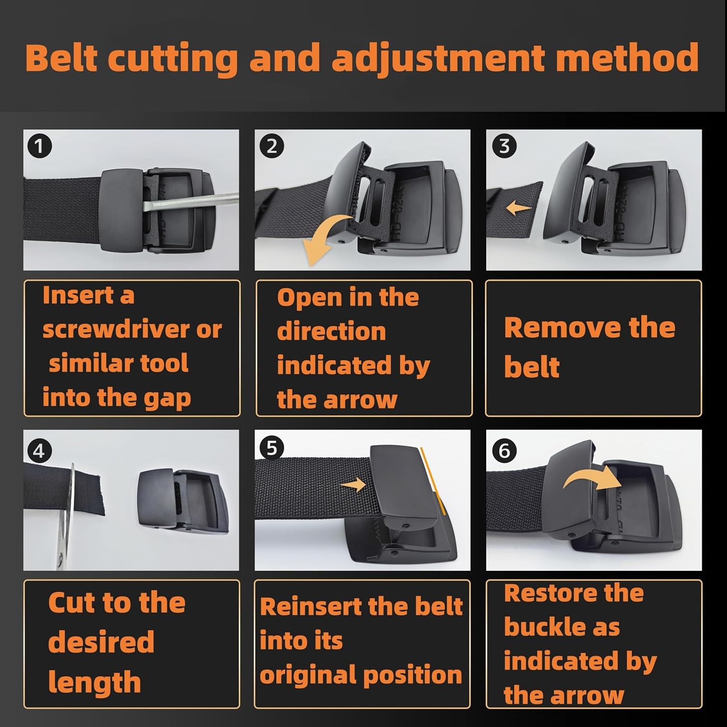 Men’s Adjustable Tactical Belt, TSA Approved Metal-Free Elastic Stretch Belt
