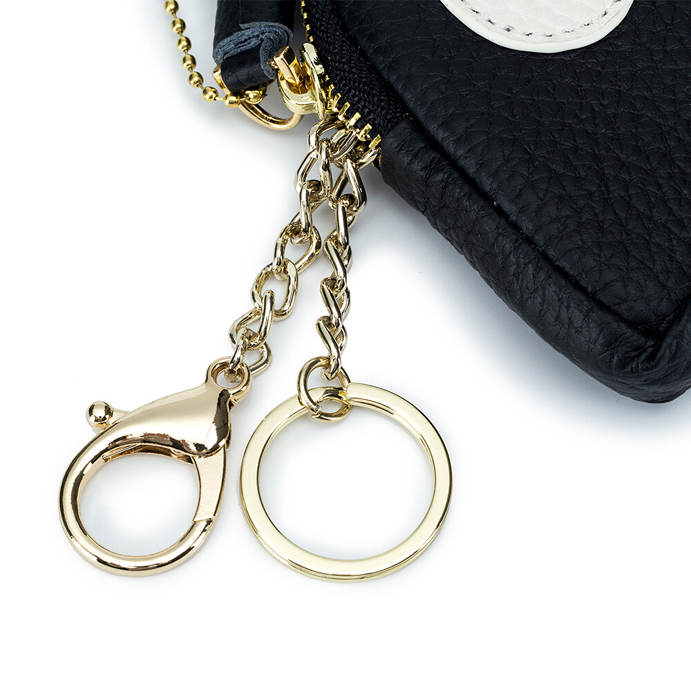 100% Genuine Leather Cartoon Coin Purse Zipper Change Pouch Women’s Mini Wallet