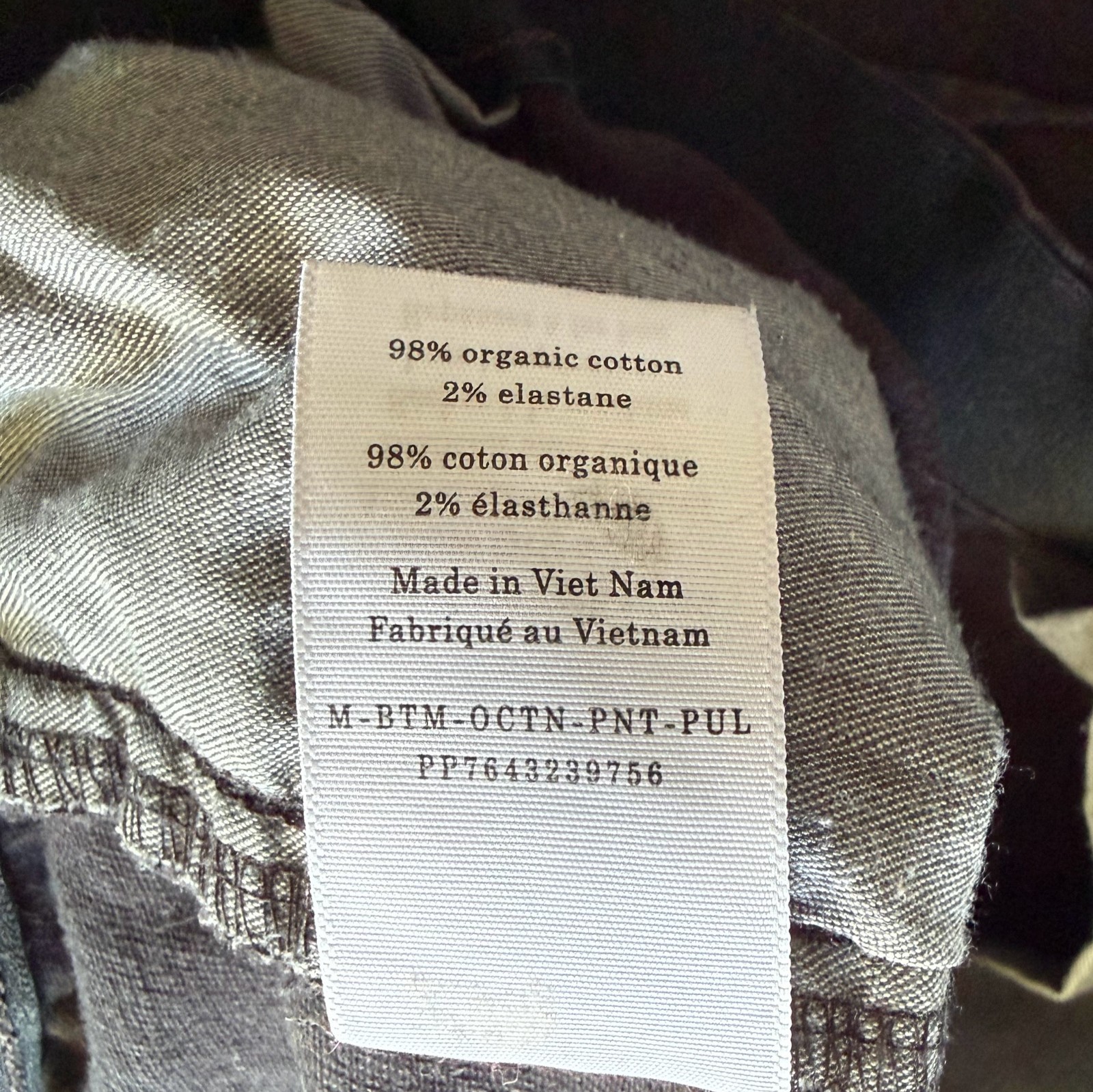 Everlane The Easy Pant Black Organic Cotton Drawstring Pull-On Pants Size M