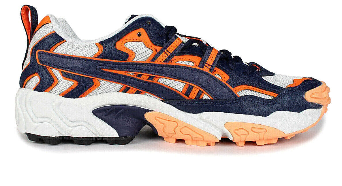 9.5~ ASICS Men’s GEL~ NANDI 1021A315-023 Syracuse Orange/ PEACOAT Size 9.5 NEW
