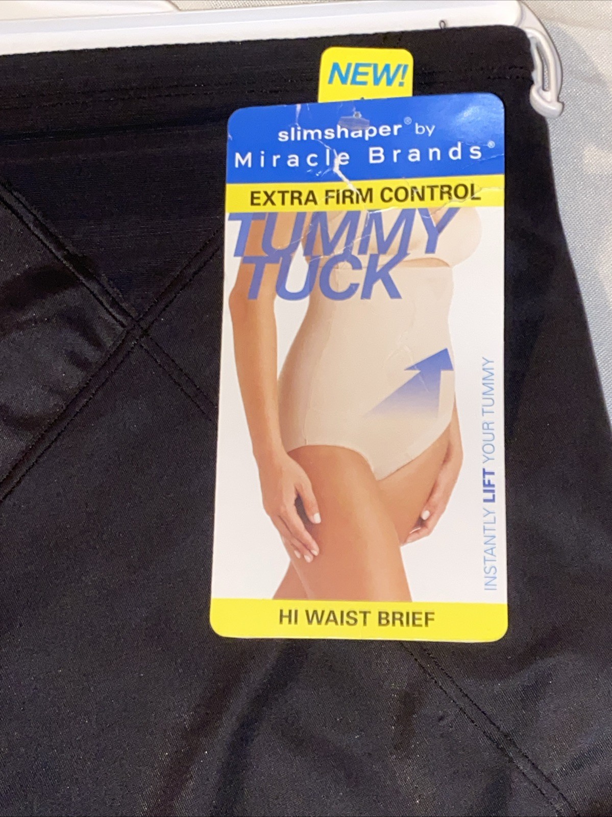 Slim Shaper By Miracle Brands Hi Waist Brief Black XXL