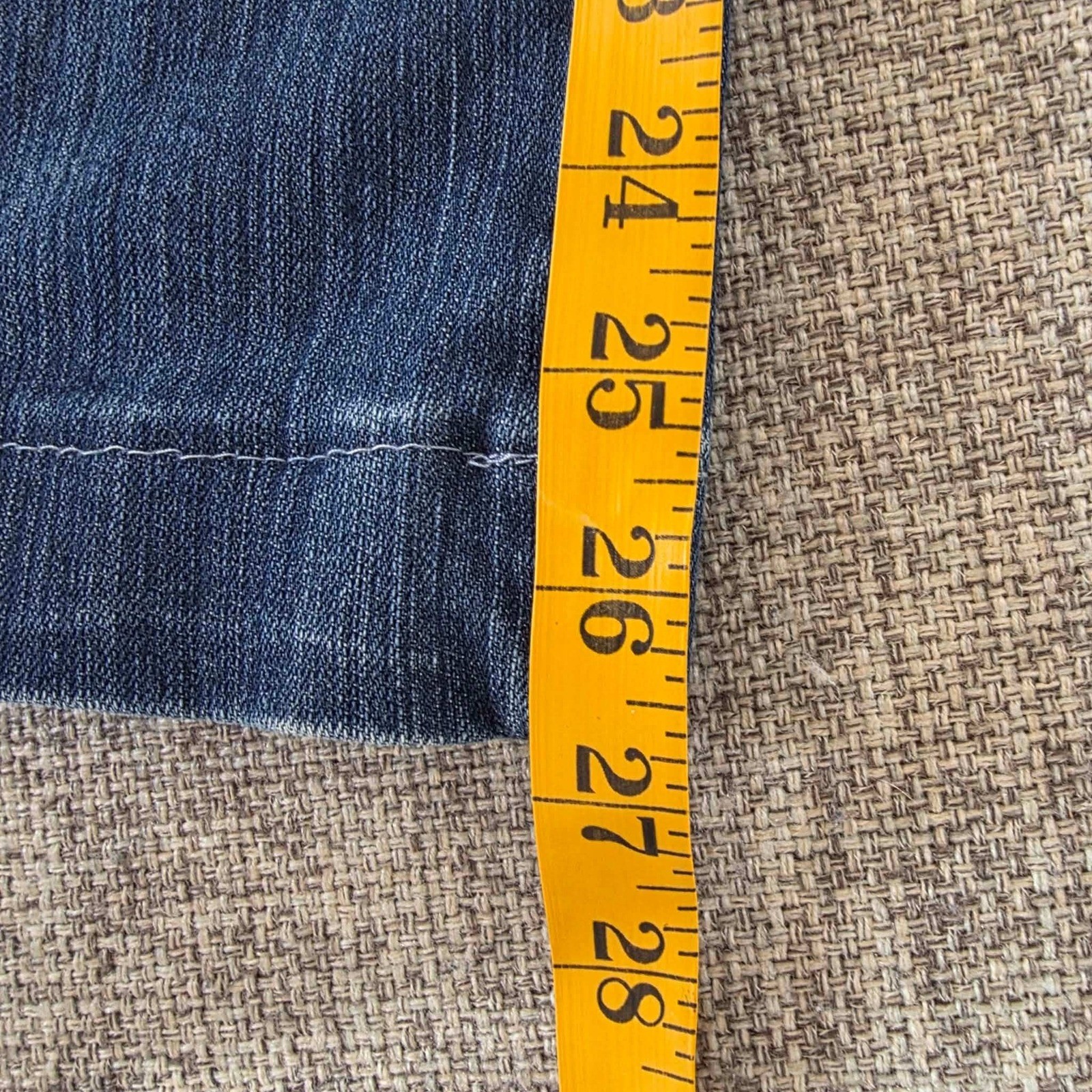 Rock & Republic Womens Dark Wash Flare Jeans Gold Chain Pocket Made in USA 27
